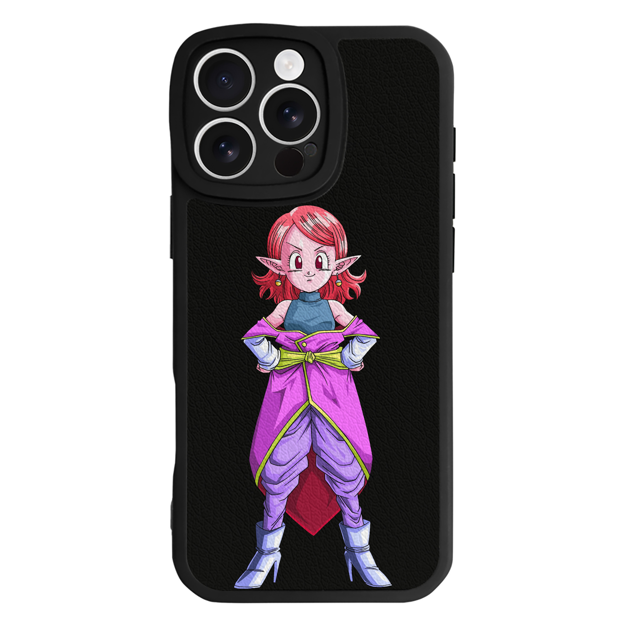 （画像用） ドラゴンボール DRAGON BALL 【iPhone 16シリーズ対応】シリコンスマホケース（レザー調） 材質：シリコン